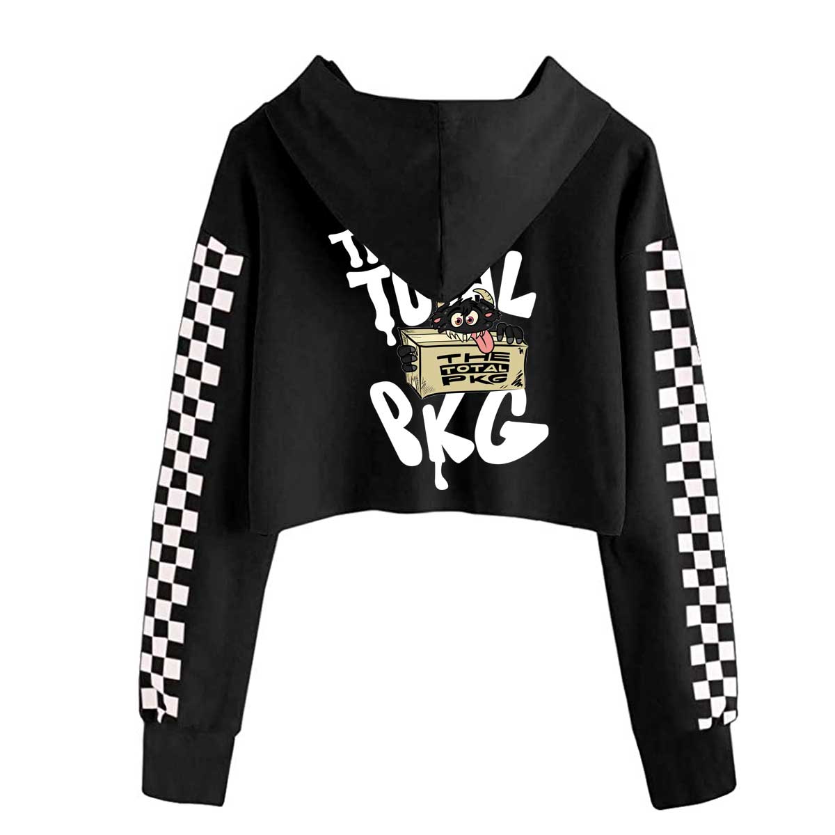 (PRE-ORDER) The Total PKG Kids Crop Top Long Sleeve Hoodie